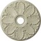 Ekena Millwork Milan Ceiling Medallion (Fits Canopies up to 4 5/8"), 24 1/2"OD x 3 1/2"ID x 1"P, Clear Yellow CM24MICYF - alternate 1